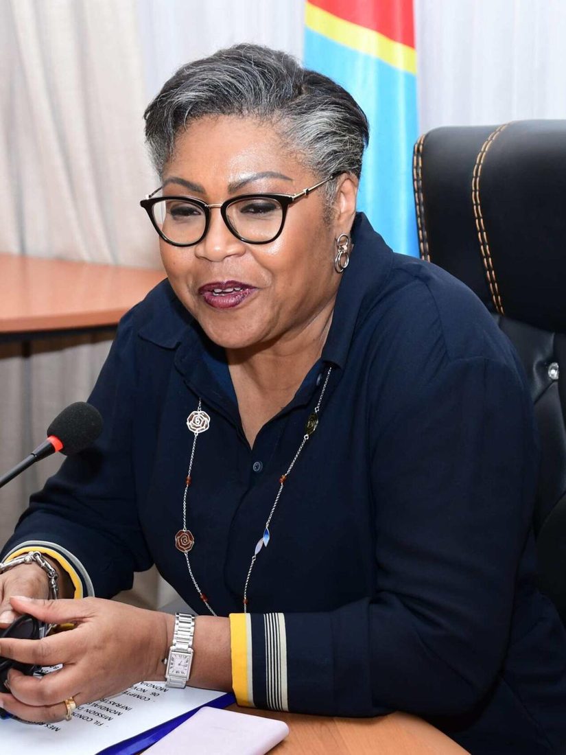 Judith SUMINWA TULUKA en séance de travail